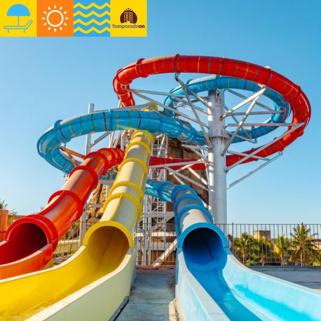 Piazza Com Acesso Ao Acqua Park Aparthotel Caldas Novas Buitenkant foto